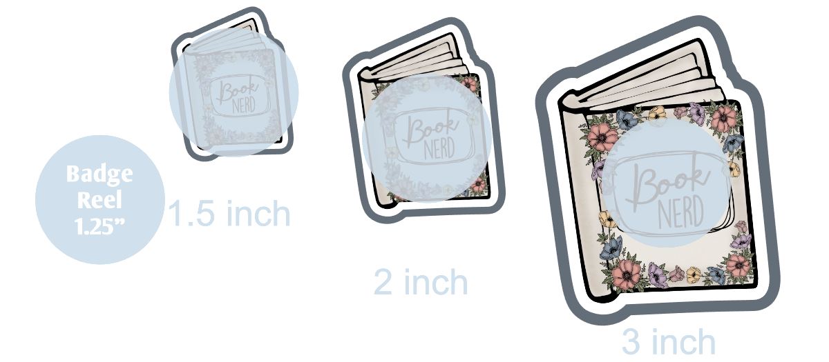 Book Nerd - DECAL AND ACRYLIC SHAPE #DA0342