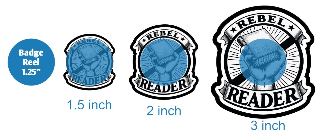 Books - Rebel Reader - DECAL AND ACRYLIC SHAPE #DA01539