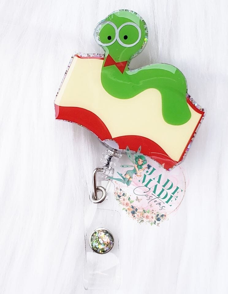 Bookworm - Acrylic Shape #030