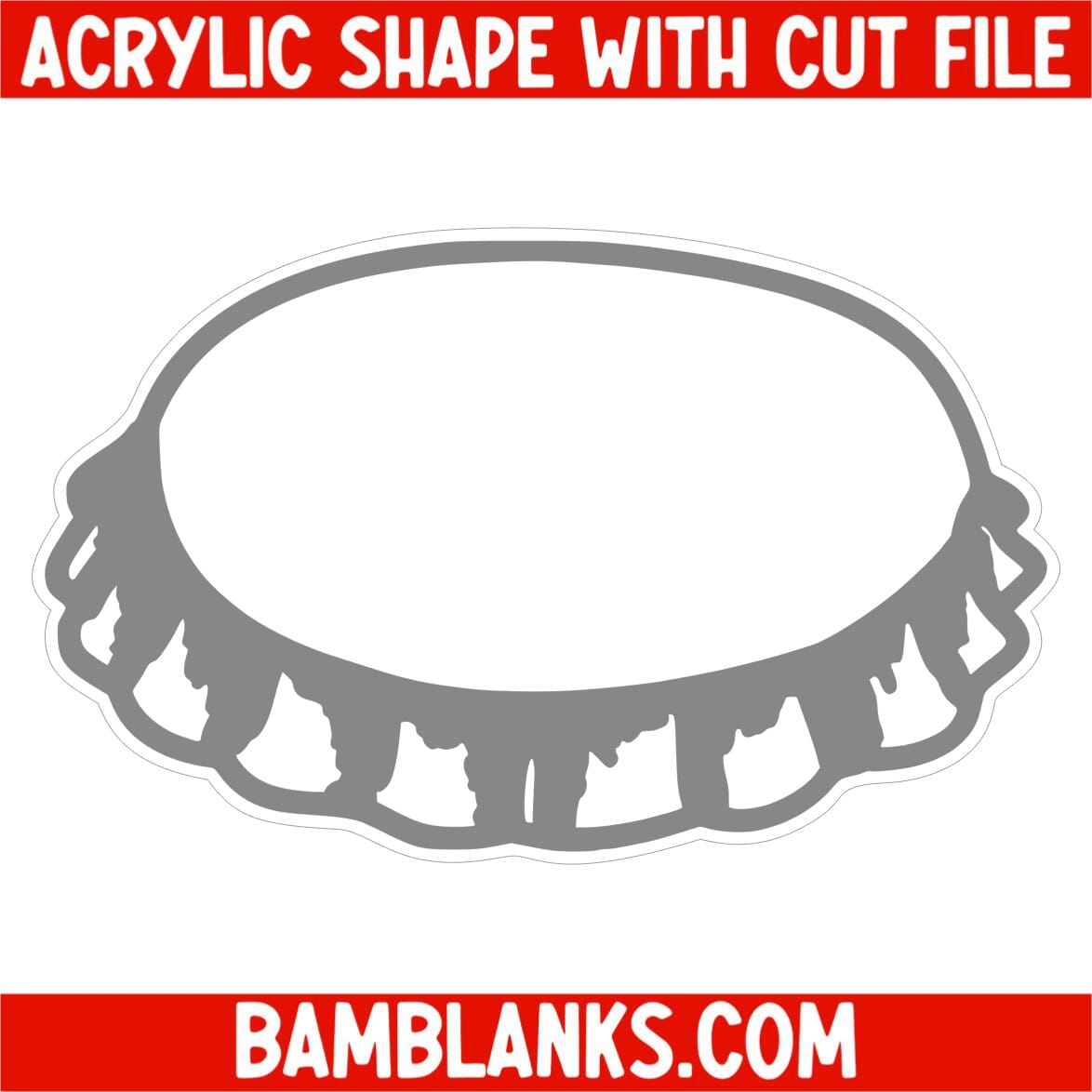 Bottle Cap - Acrylic Shape #031