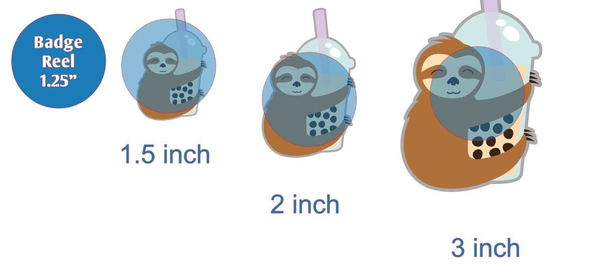 Bubble Tea Sloth - Acrylic Shape #399
