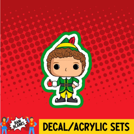 Buddy - DECAL AND ACRYLIC SHAPE #DA0406