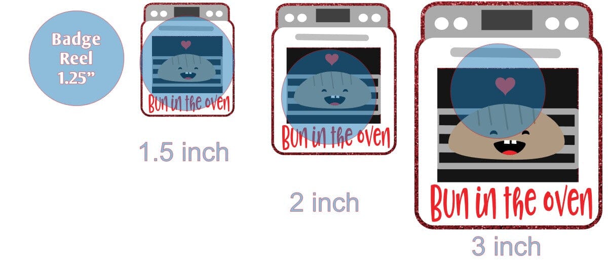 Bun in the Oven - Acrylic Shape #188