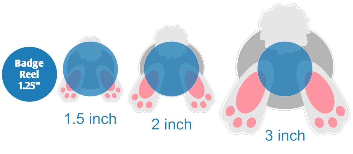 Bunny Bottom - Acrylic Shape #196