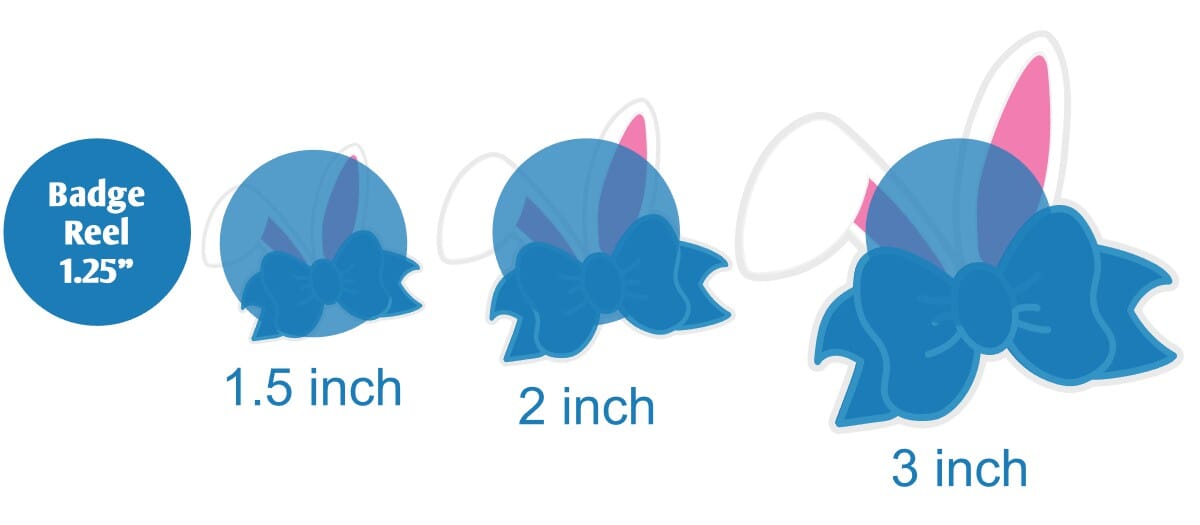 Bunny Ears Bow - Acrylic Shape #424