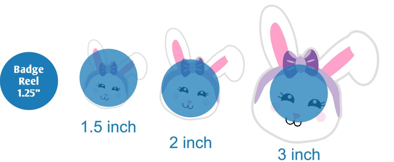Bunny Head - Acrylic Shape #448