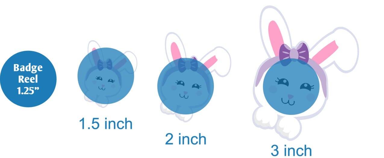 Bunny Head with Paws - Acrylic Shape #449