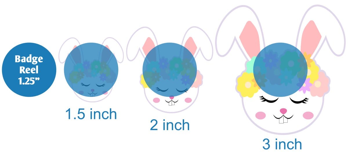 Bunny with Flower Crown - Acrylic Shape #1269