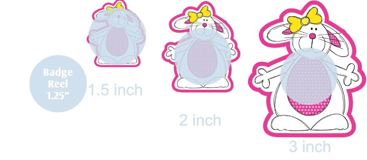 Bunny with Yellow Bow - DECAL AND ACRYLIC SHAPE #DA0522