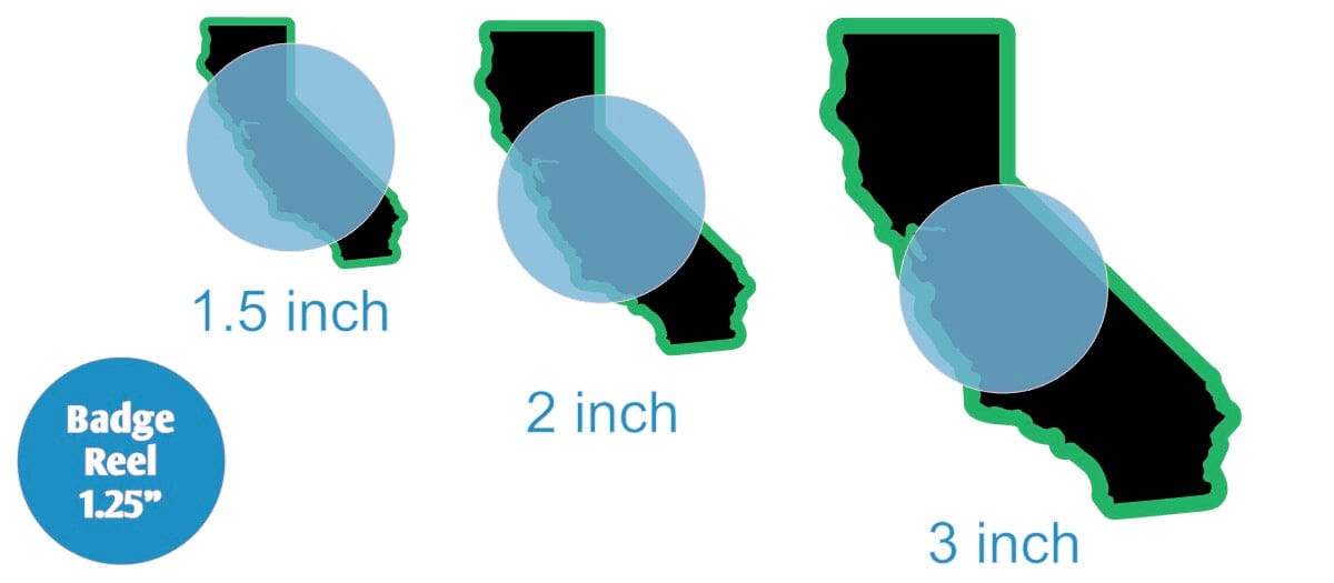 California - Acrylic Shape #1768