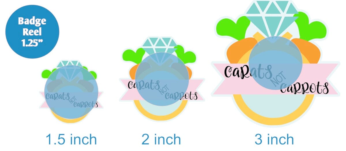 Carats Not Carrots - Acrylic Shape #1314
