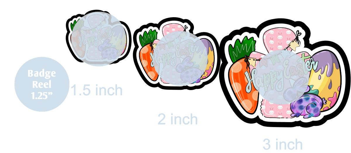 Carrot Cross Egg - DECAL AND ACRYLIC SHAPE #DA0665
