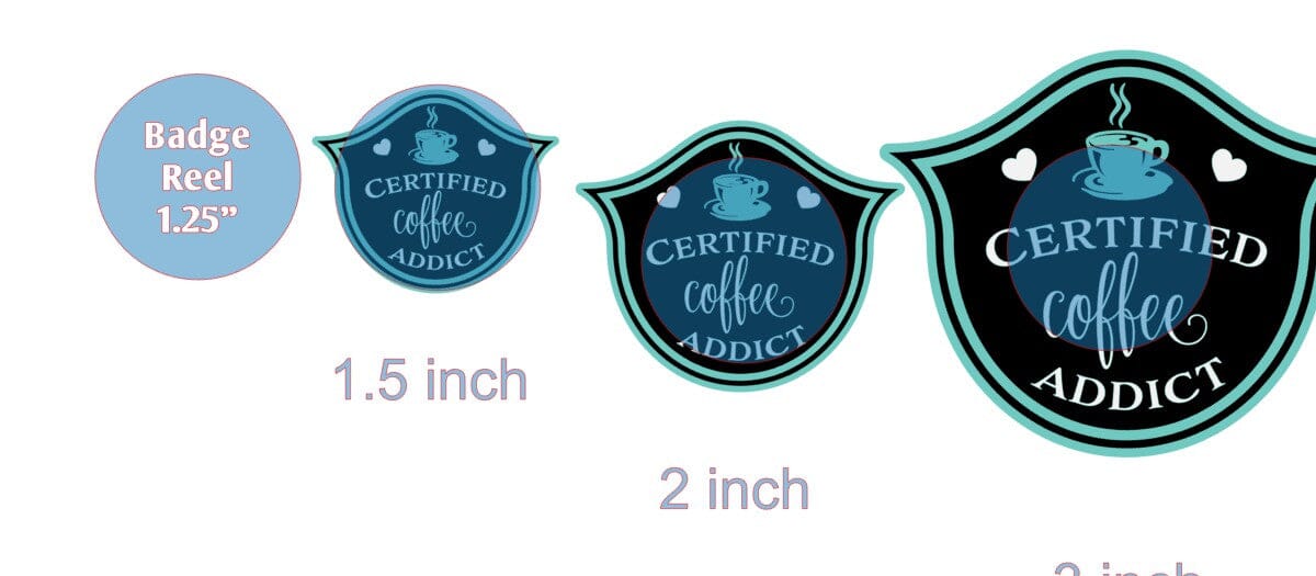 Certified Coffee Addicts - Acrylic Shape #757