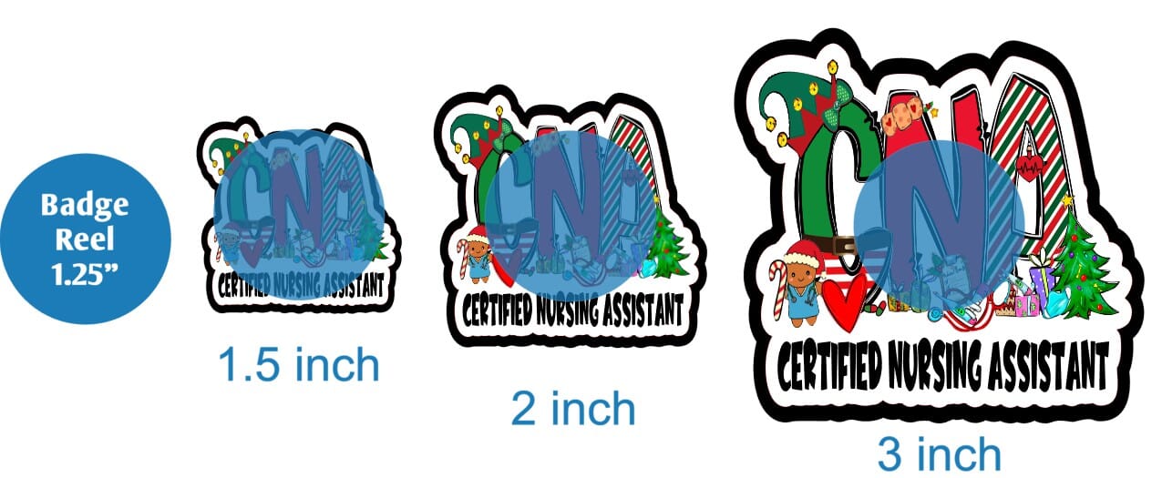 Certified Nursing Assistant Christmas - DECAL AND ACRYLIC SHAPE #DA01574