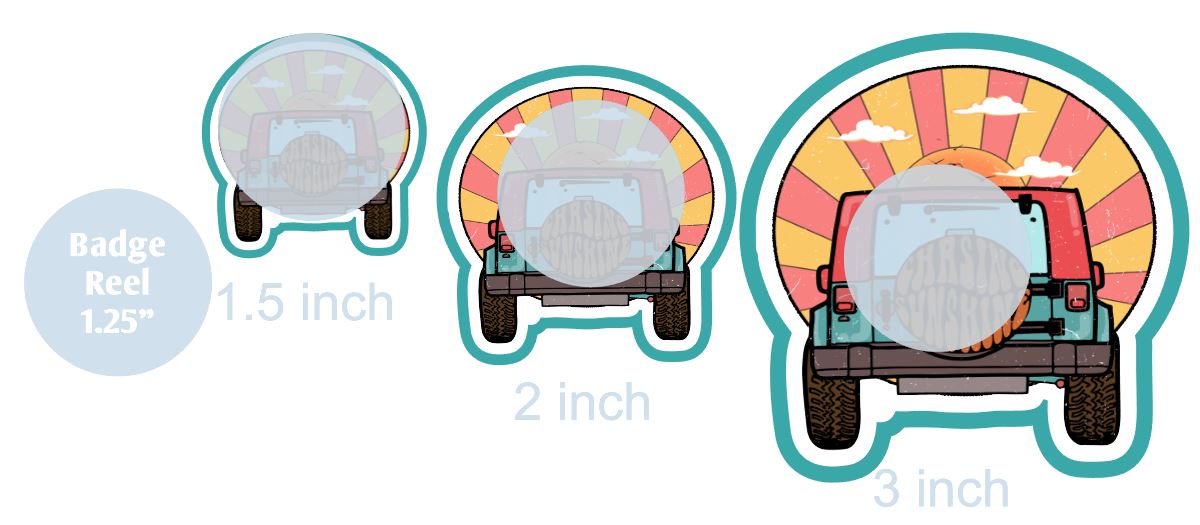 Chasing Sunshine Jeep - DECAL AND ACRYLIC SHAPE #DA0830