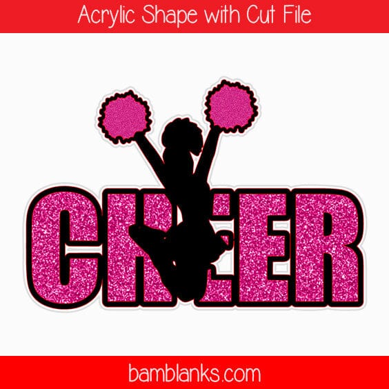 Cheer - Acrylic Shape #959
