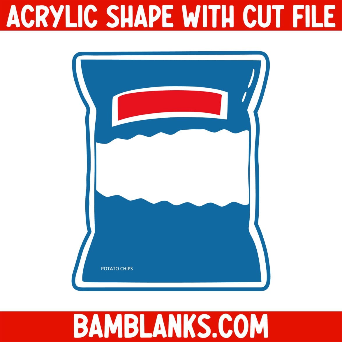 Chip Bag - Acrylic Shape #2235