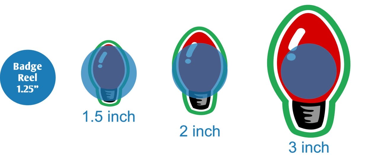 Christmas Bulb - DECAL AND ACRYLIC SHAPE #DA01512