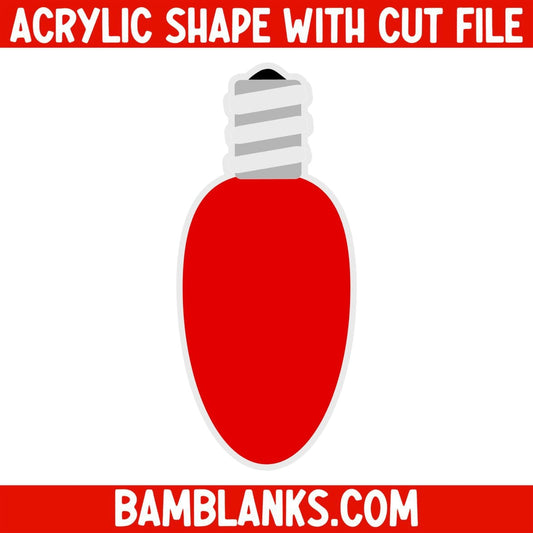 Christmas Light - Acrylic Shape #530