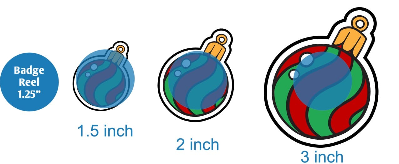 Christmas Ornament - DECAL AND ACRYLIC SHAPE #DA0446