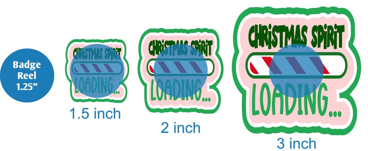 Christmas Spirit Loading - DECAL AND ACRYLIC SHAPE #DA01516