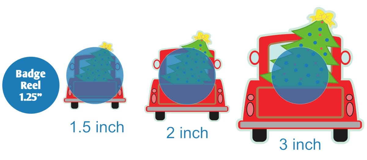 Christmas Tree Truck - Acrylic Shape #1076