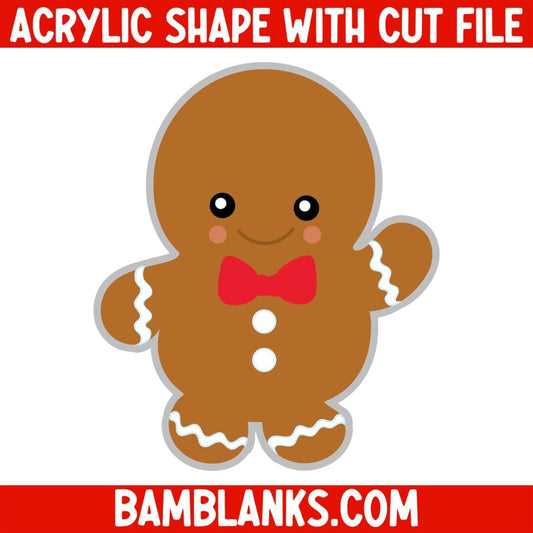 Chubby Ginger Boy - Acrylic Shape #559