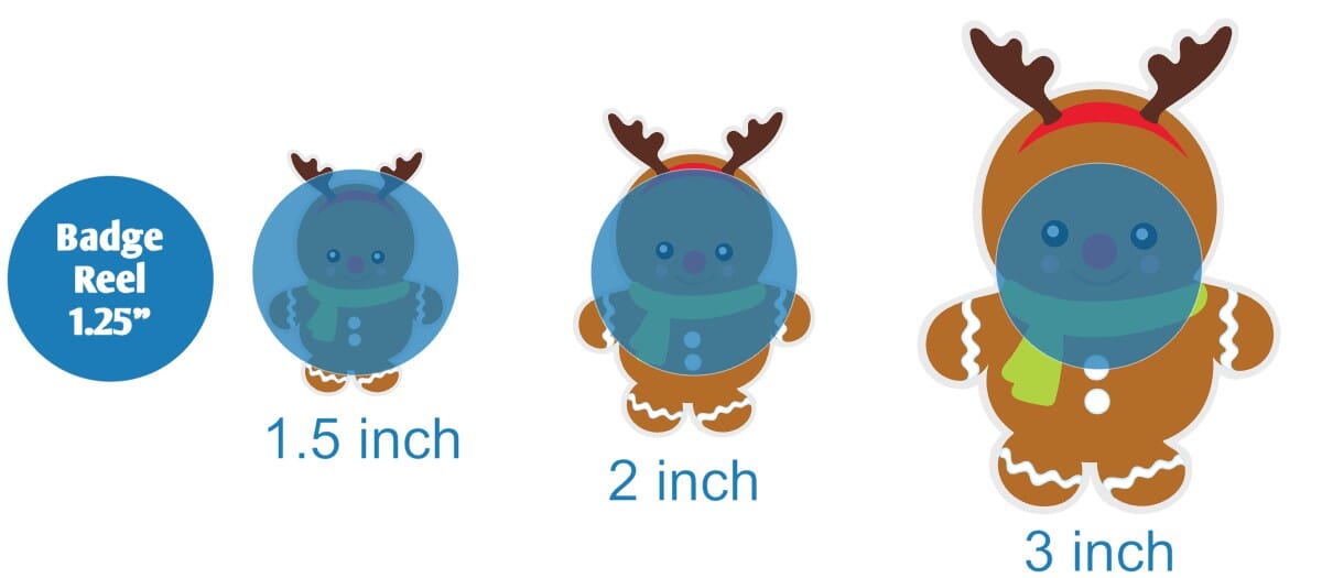 Chubby Ginger Reindeer - Acrylic Shape #558