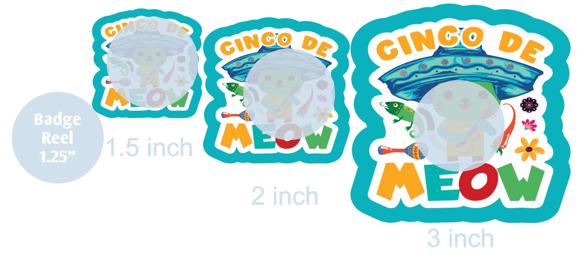 Cinco de Meow - DECAL AND ACRYLIC SHAPE #DA0743