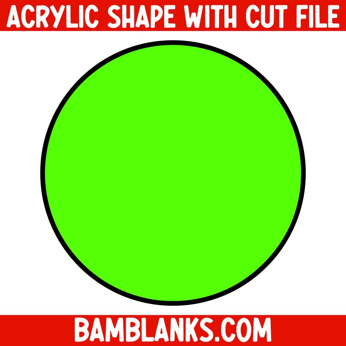 Circle Acrylic Blanks