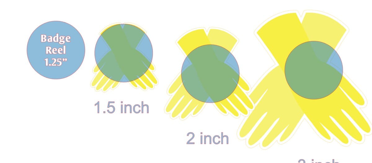 Cleaning Gloves - Acrylic Shape #783