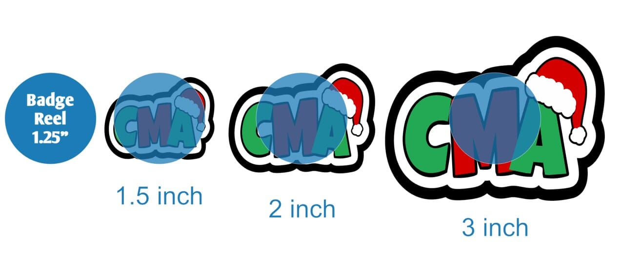 CMA Santa Hat - DECAL AND ACRYLIC SHAPE #DA01511