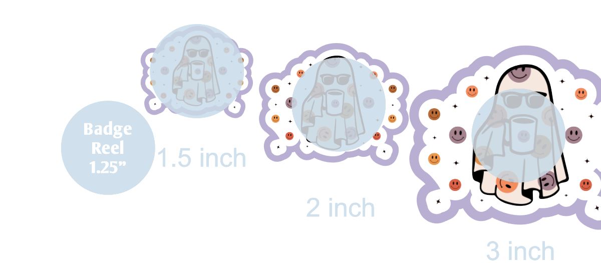 Coffee Ghost - DECAL AND ACRYLIC SHAPE #DA0