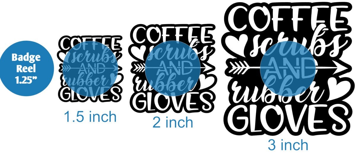 Coffee, Scrubs and Rubber Gloves - Acrylic Shape #107