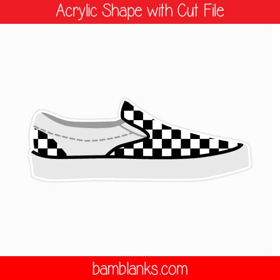 Converse Slip on - Acrylic Shape #467