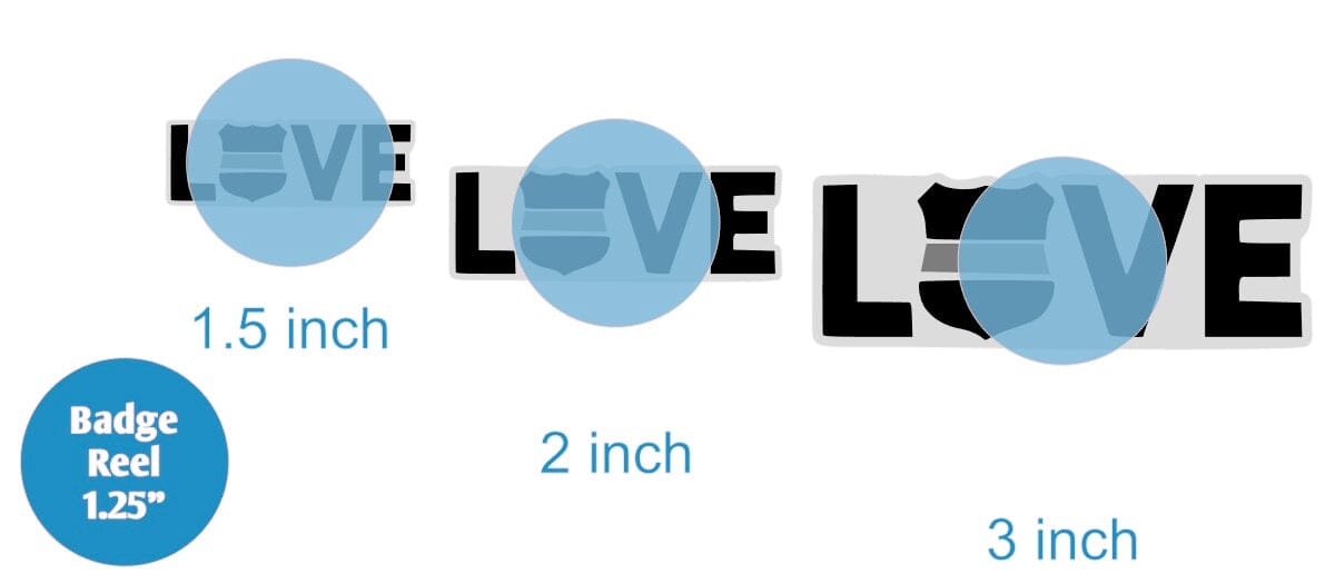 Correctional Officer Love - Acrylic Shape #1428