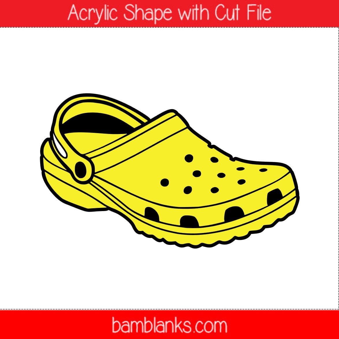 Croc - Acrylic Shape #1273