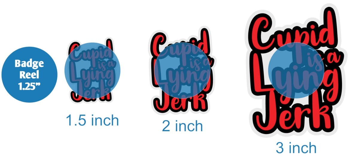 Cupid is a Lying Jerk - Acrylic Shape #391