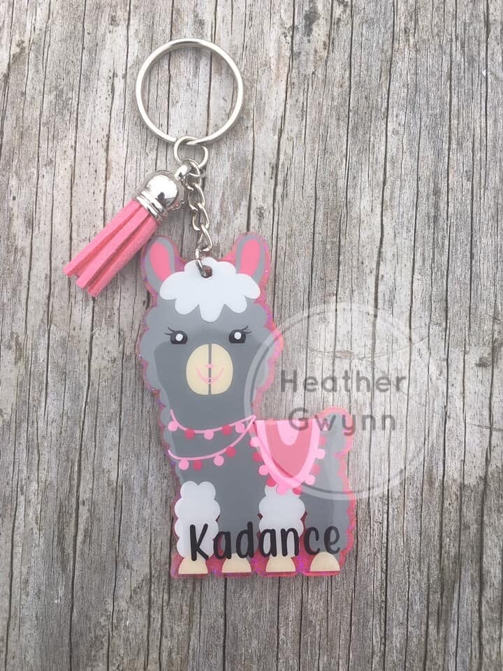 Cute Llama - Acrylic Shape #526