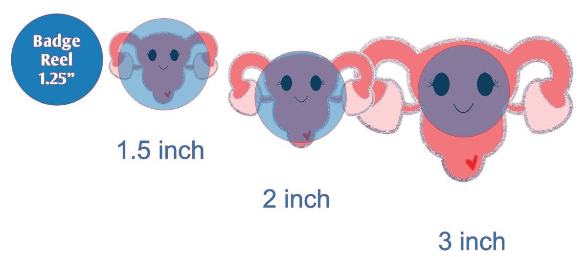 Cute Uterus - Acrylic Shape #327