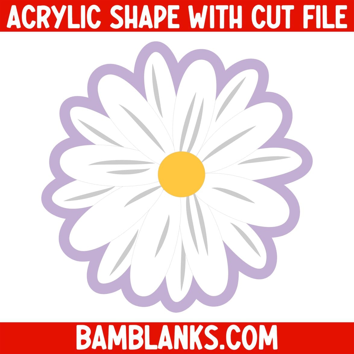 Daisy - Acrylic Shape #1188