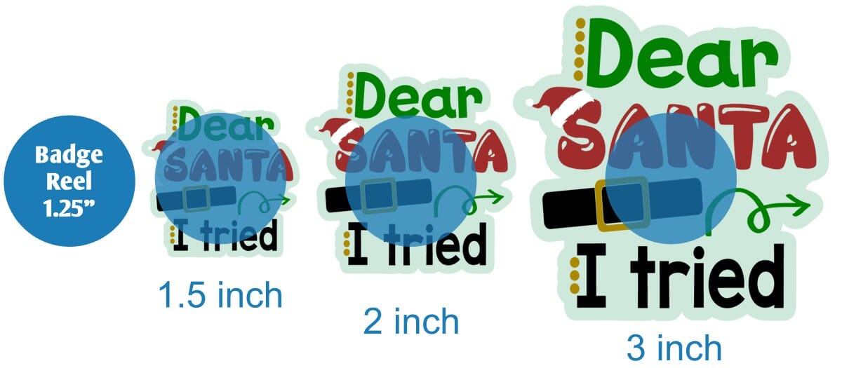 Dear Santa I Tried - Acrylic Shape #866