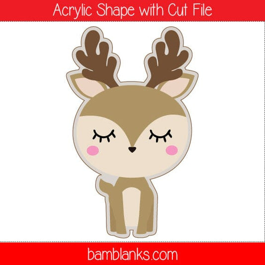 Deer 2 - Acrylic Shape #807