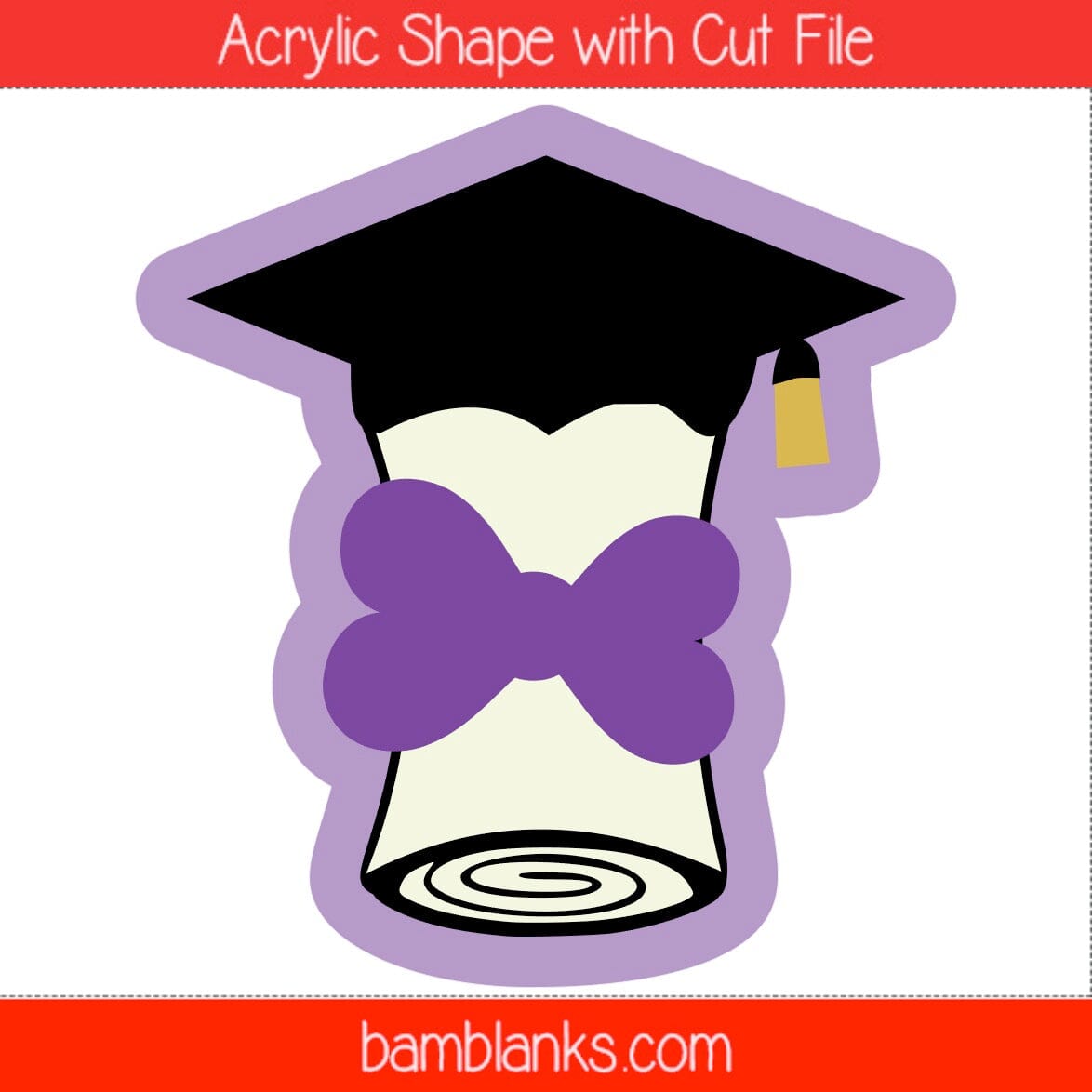 Diploma - Acrylic Shape #1393