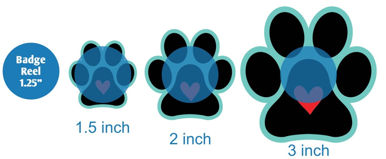 Dog Paw Print - Acrylic Shape #1042
