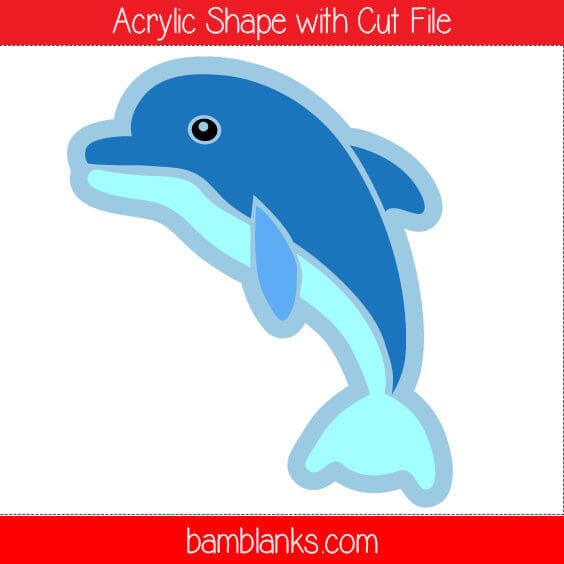 Dolphin - Acrylic Shape #754