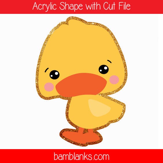 Duck - Acrylic Shape #303