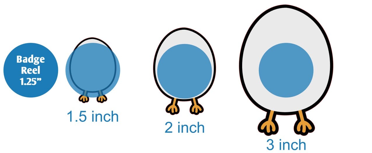 Egg with Feet - Acrylic Shape #1190