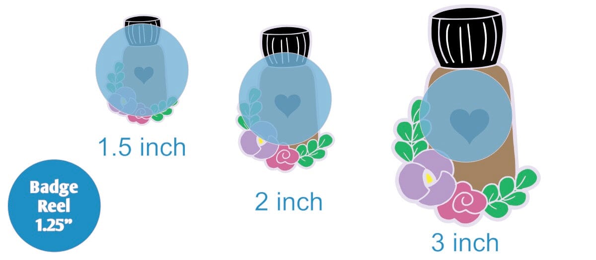 Essential Oil with Flowers - Acrylic Shape #1476
