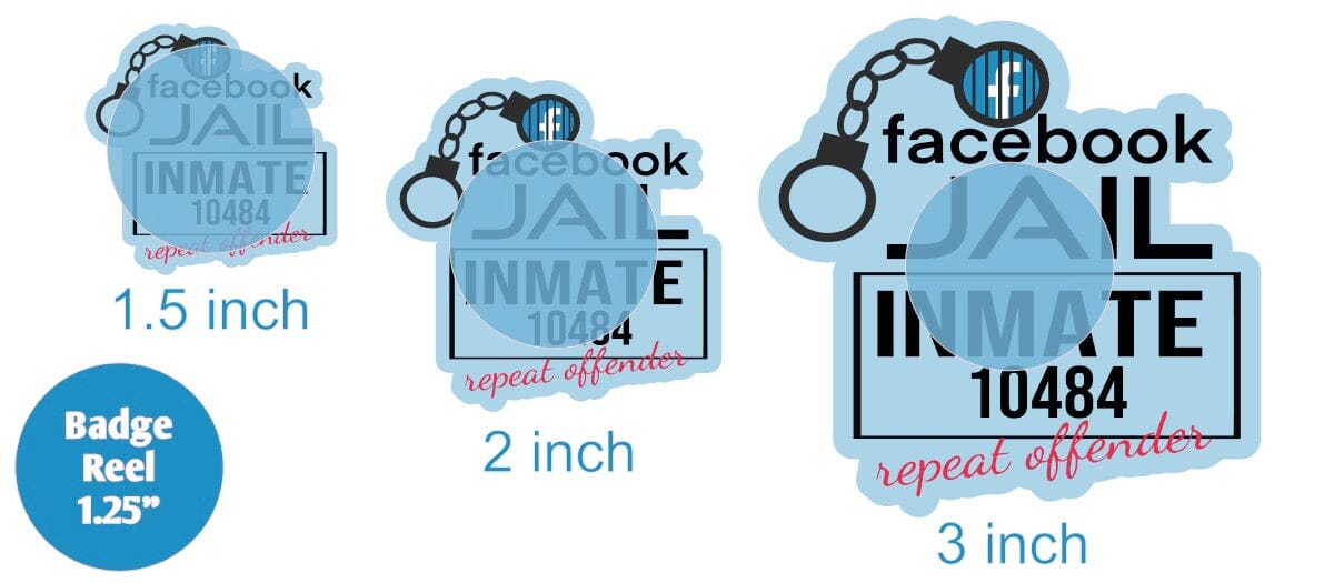 Facebook Jail - Acrylic Shape #1875